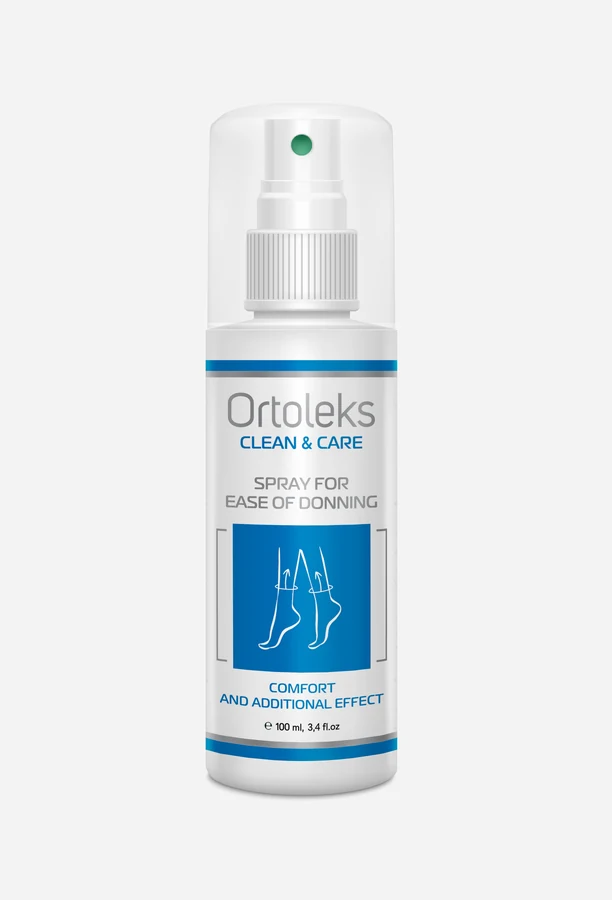 Spray for Ease of Donning